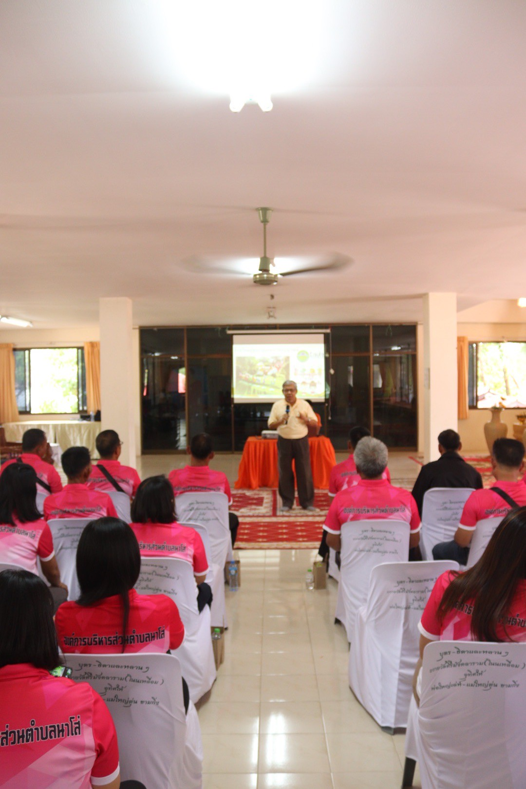  ต้อนรับคณะศึกษาดูงานจากโรงเรียนผู้สูงอายุ องค์การบริหารส่วนตำบลนาโส่ อ.กุดชุม จ.ยโสธร