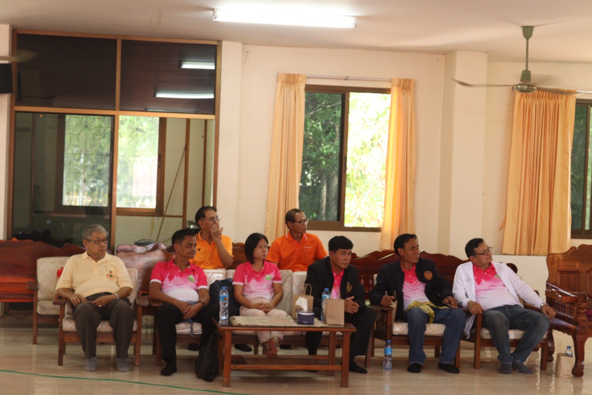  ต้อนรับคณะศึกษาดูงานจากโรงเรียนผู้สูงอายุ องค์การบริหารส่วนตำบลนาโส่ อ.กุดชุม จ.ยโสธร