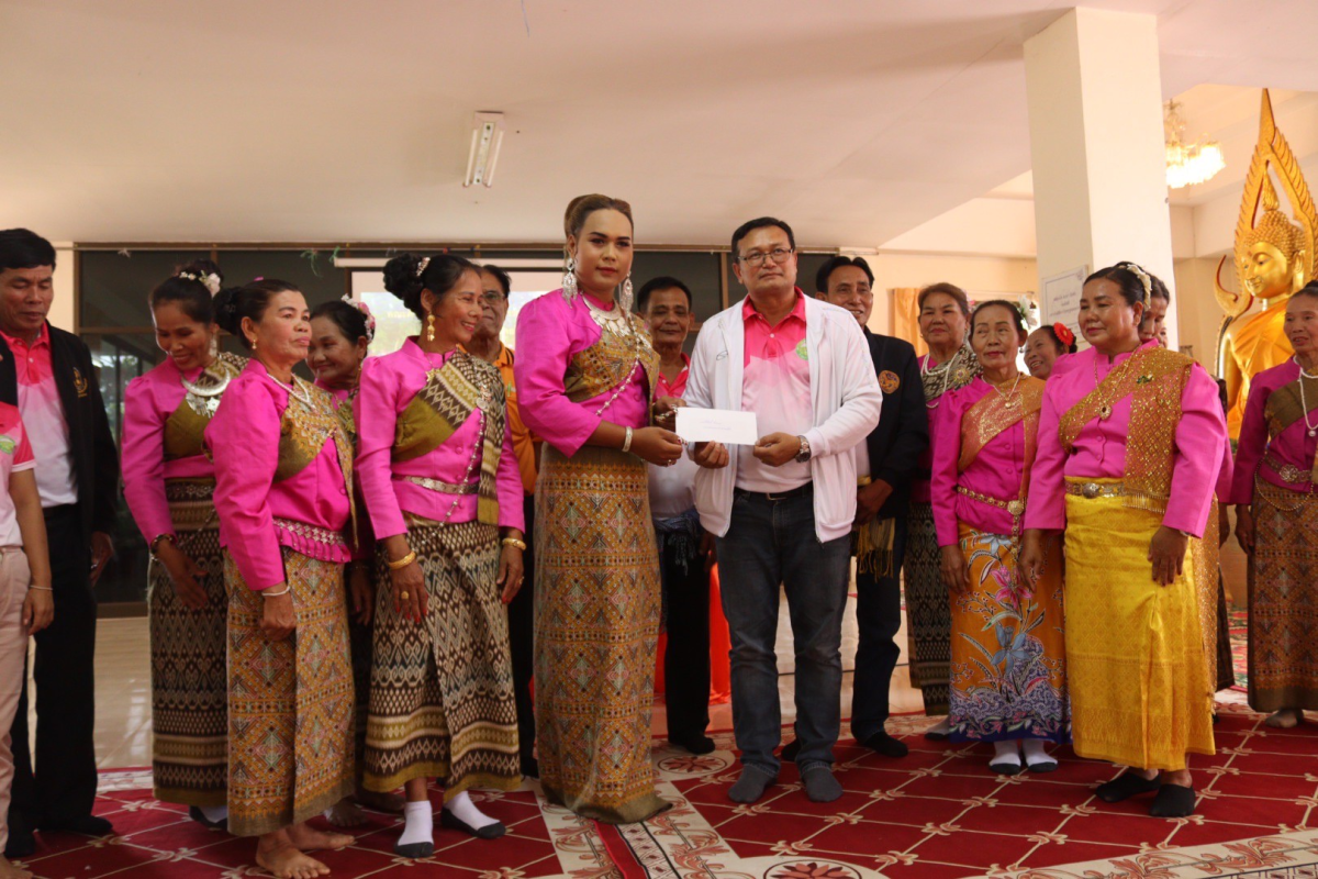  ต้อนรับคณะศึกษาดูงานจากโรงเรียนผู้สูงอายุ องค์การบริหารส่วนตำบลนาโส่ อ.กุดชุม จ.ยโสธร