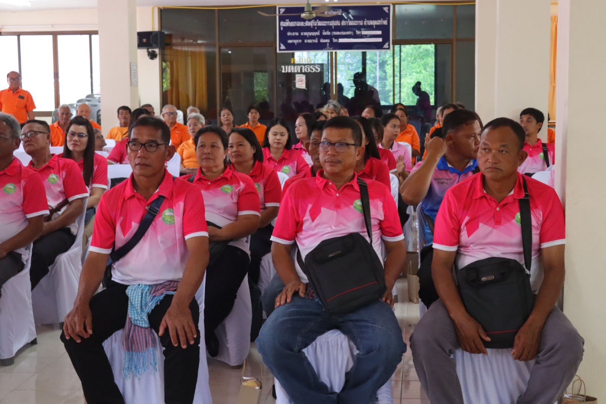  ต้อนรับคณะศึกษาดูงานจากโรงเรียนผู้สูงอายุ องค์การบริหารส่วนตำบลนาโส่ อ.กุดชุม จ.ยโสธร