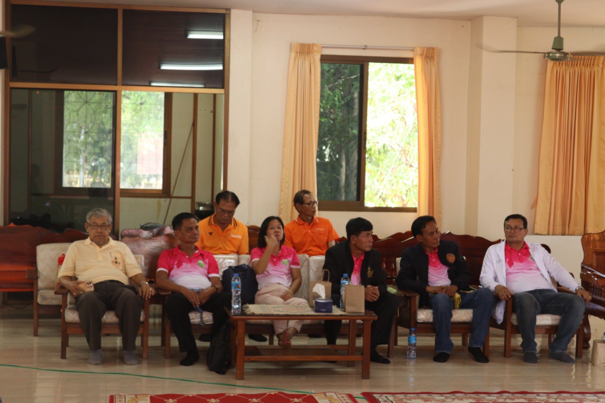  ต้อนรับคณะศึกษาดูงานจากโรงเรียนผู้สูงอายุ องค์การบริหารส่วนตำบลนาโส่ อ.กุดชุม จ.ยโสธร
