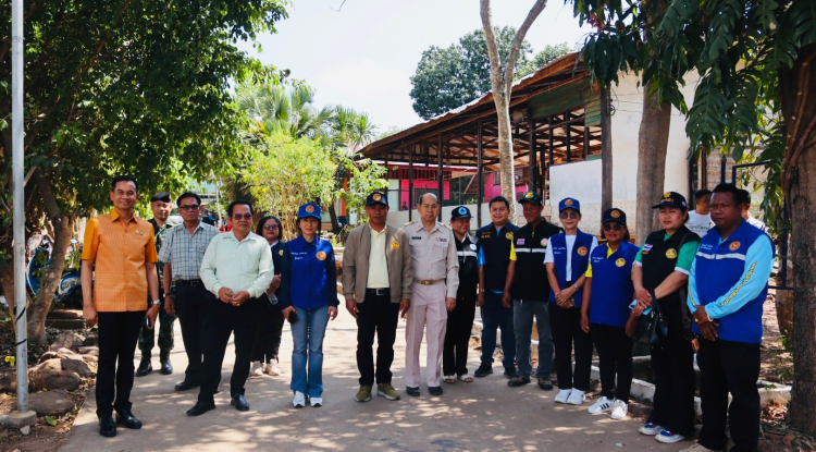 ร่วมพิธีส่งมอบอาคารอเนกประสงค์ โรงเรียนบ้านซับเต่า ใน "โครงการช่วยเหลือประชาชน" คอบร้าโกลด์ 2025