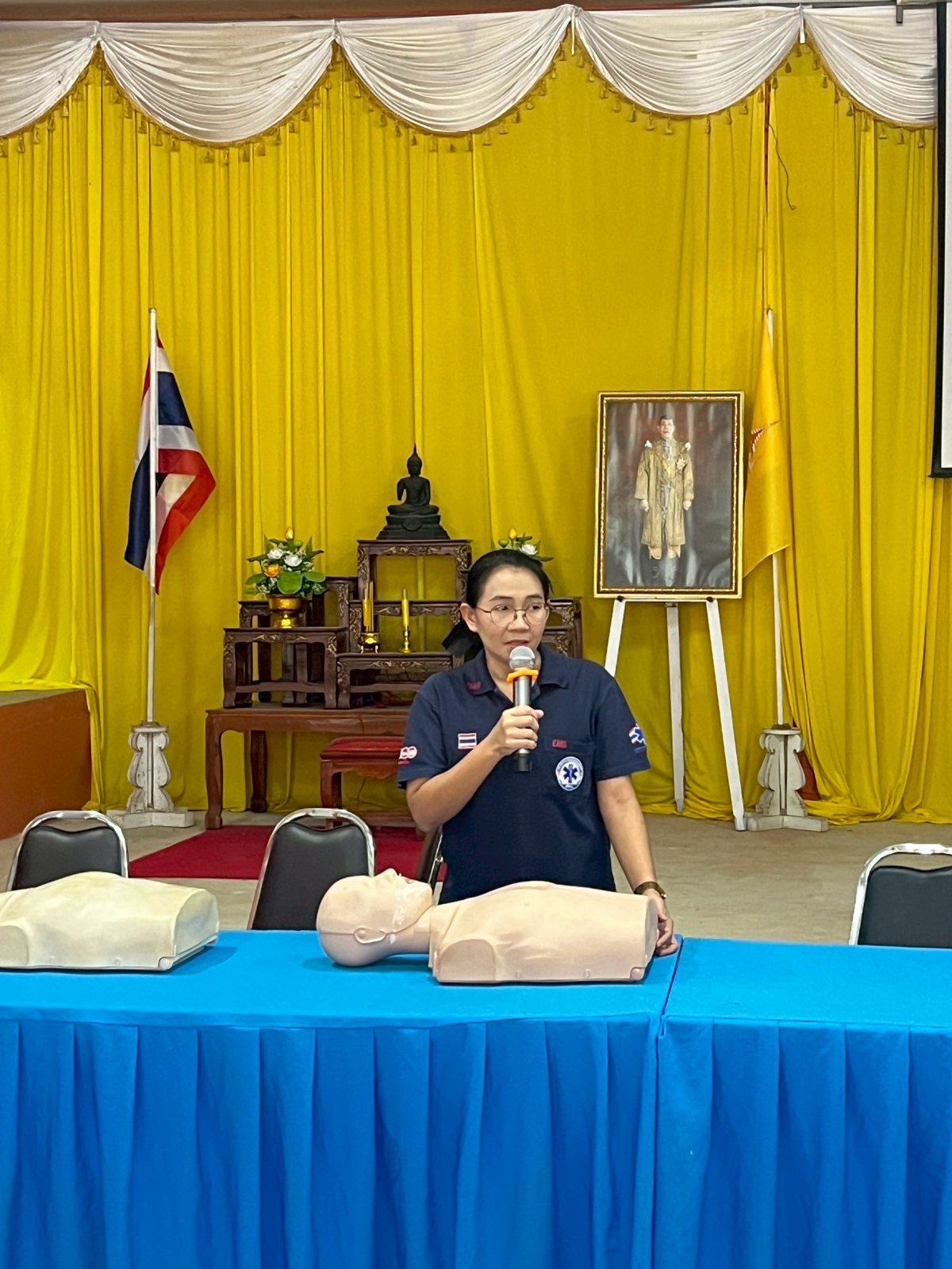 โครงการส่งเสริมสุขภาพประชาชนเพื่อเฝ้าระวังอุบัติเหตุในครอบครัวและการบูรณาการด่านชุมชน รุ่นที่ 1 