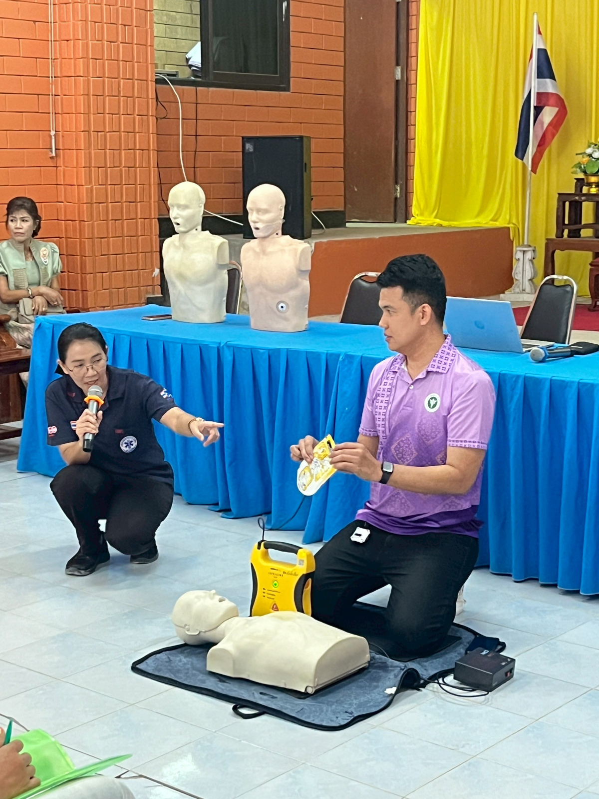 โครงการส่งเสริมสุขภาพประชาชนเพื่อเฝ้าระวังอุบัติเหตุในครอบครัวและการบูรณาการด่านชุมชน รุ่นที่ 1 