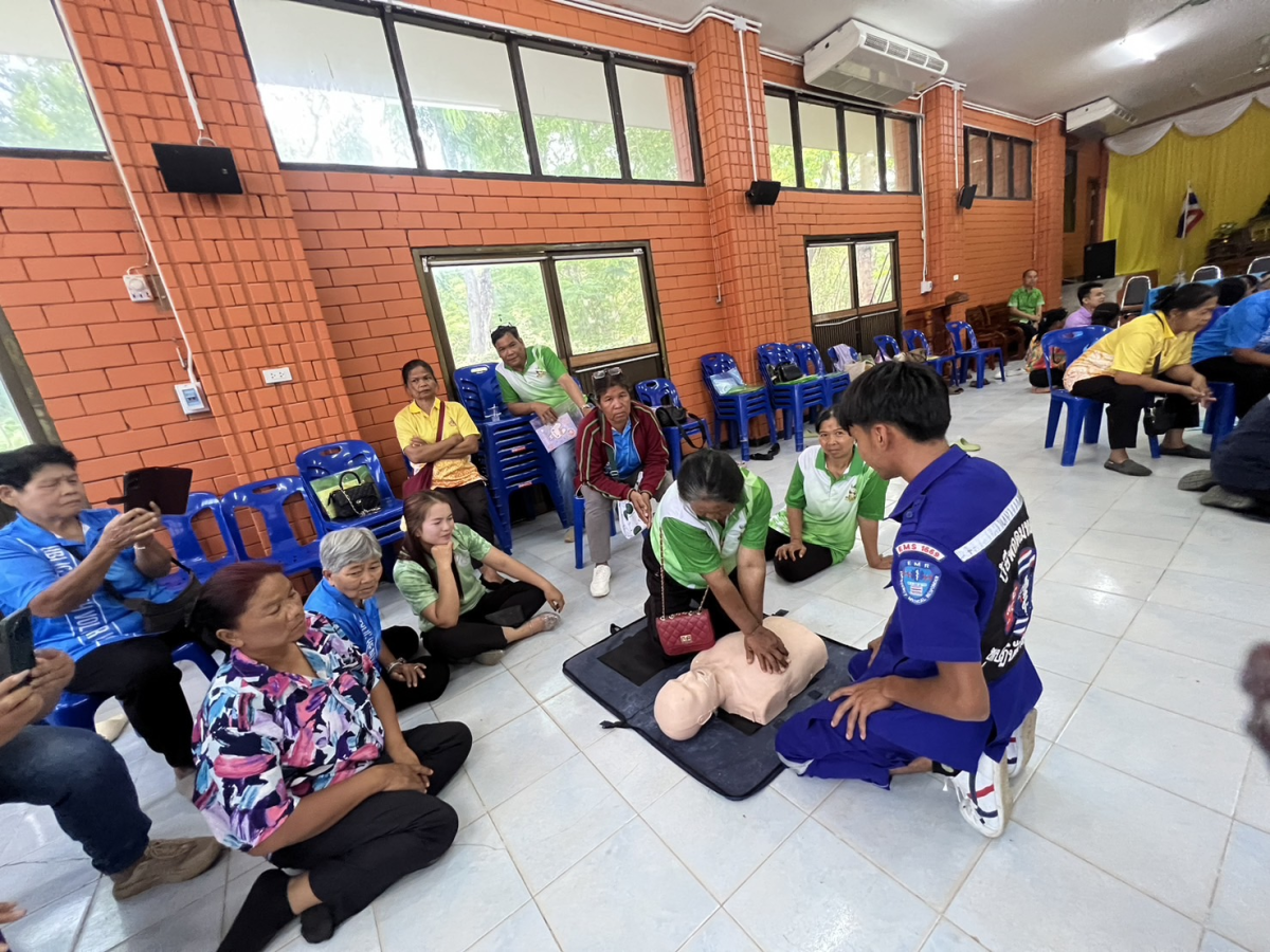 โครงการส่งเสริมสุขภาพประชาชนเพื่อเฝ้าระวังอุบัติเหตุในครอบครัวและการบูรณาการด่านชุมชน รุ่นที่ 1 