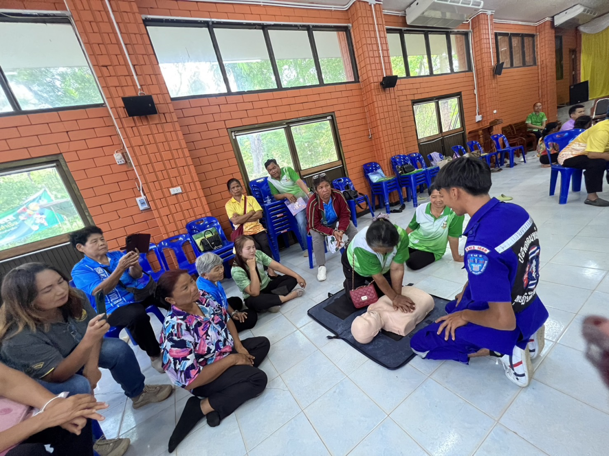 โครงการส่งเสริมสุขภาพประชาชนเพื่อเฝ้าระวังอุบัติเหตุในครอบครัวและการบูรณาการด่านชุมชน รุ่นที่ 1 
