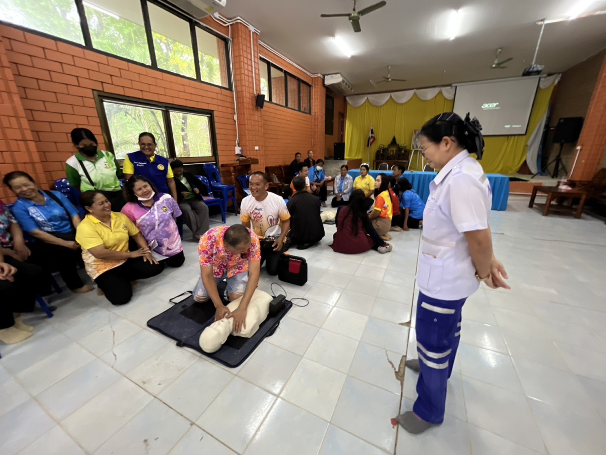 โครงการส่งเสริมสุขภาพประชาชนเพื่อเฝ้าระวังอุบัติเหตุในครอบครัวและการบูรณาการด่านชุมชน รุ่นที่ 2 