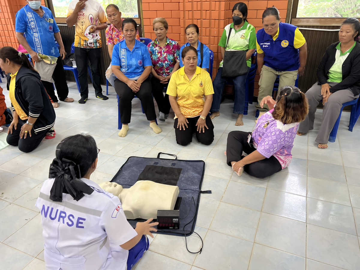 โครงการส่งเสริมสุขภาพประชาชนเพื่อเฝ้าระวังอุบัติเหตุในครอบครัวและการบูรณาการด่านชุมชน รุ่นที่ 2 