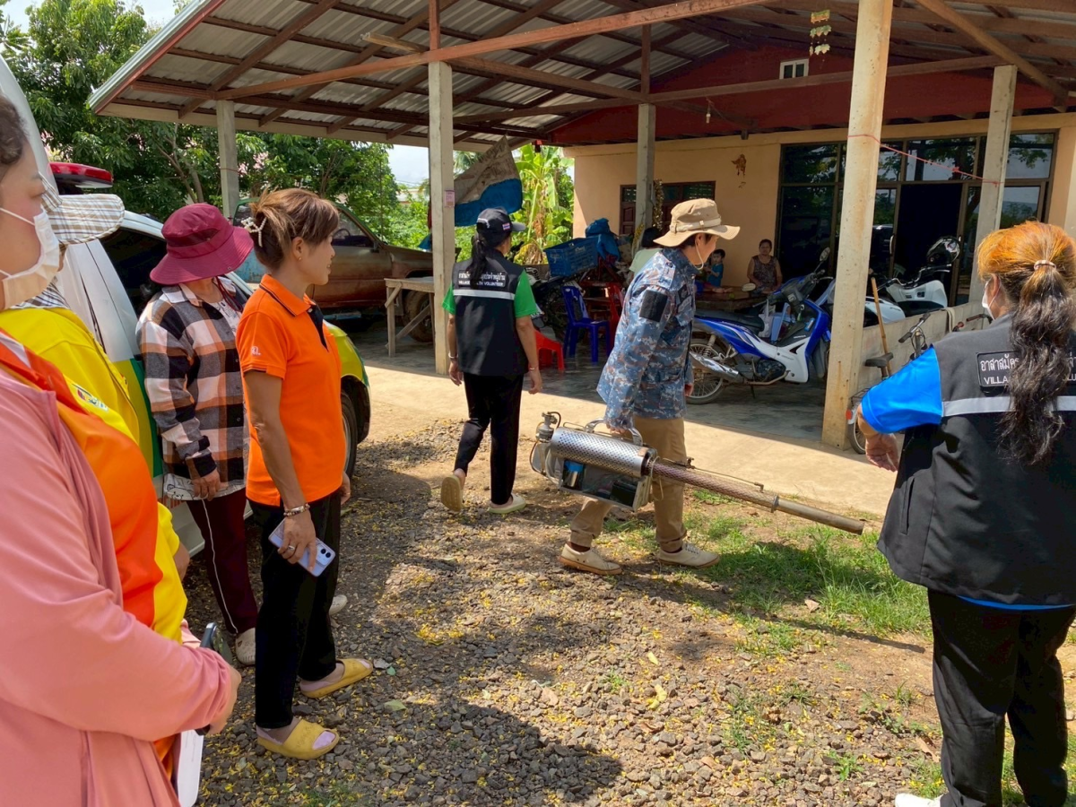 ฉีดพ่นหมอกควันป้องกันและควบคุมโรคไข้เลือด ประจำปี 2568