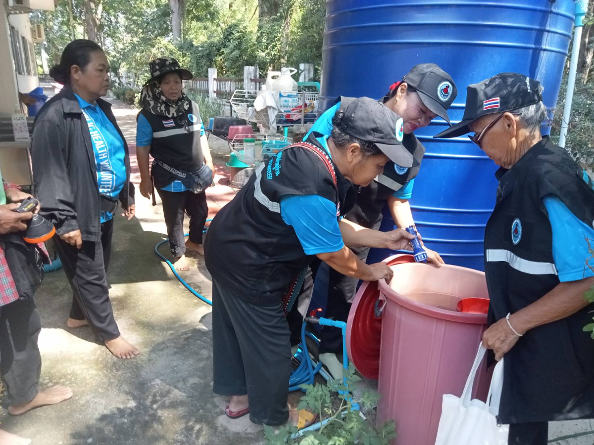 เตรียมความพร้อมรับการประเมินตามโครงการโคราชเมืองสะอาดปลอดลูกน้ำยุงลาย ยั่งยืน จังหวัดนครราชสีมา ปี พ.ศ.2568