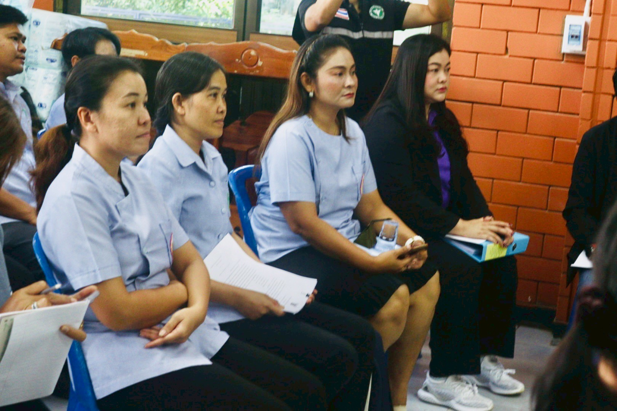 ร่วมต้อนรับคณะกรรมการตรวจประเมิน โครงการโคราชเมืองสะอาดปลอดลูกน้ำยุงลายแบบยั่งยืน จังหวัดนครราชสีมา ปี 2568 (คณะที่ 2)