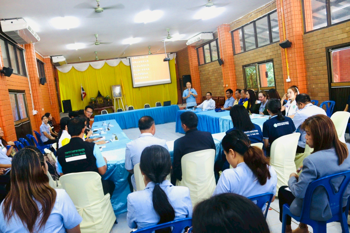 ร่วมต้อนรับคณะกรรมการตรวจประเมิน โครงการโคราชเมืองสะอาดปลอดลูกน้ำยุงลายแบบยั่งยืน จังหวัดนครราชสีมา ปี 2568 (คณะที่ 2)