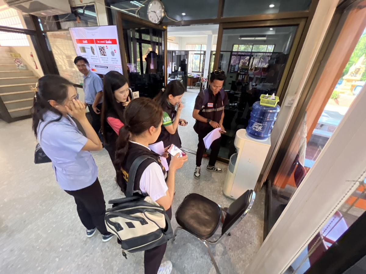 ร่วมต้อนรับคณะกรรมการตรวจประเมิน โครงการโคราชเมืองสะอาดปลอดลูกน้ำยุงลายแบบยั่งยืน จังหวัดนครราชสีมา ปี 2568 (คณะที่ 2)