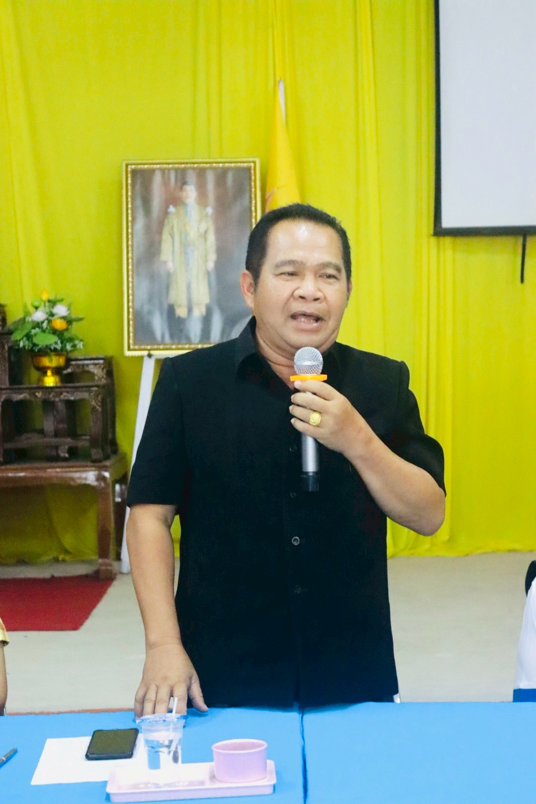 ร่วมประชุมการบริหารจัดการน้ำและถนนเลียบคลองลำเชียงสา