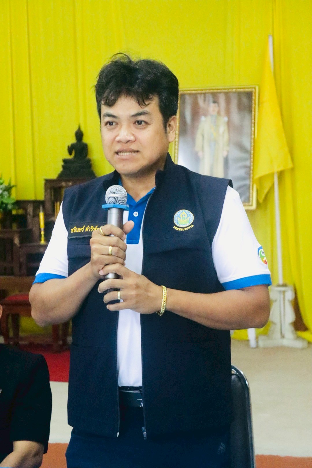 ร่วมประชุมการบริหารจัดการน้ำและถนนเลียบคลองลำเชียงสา