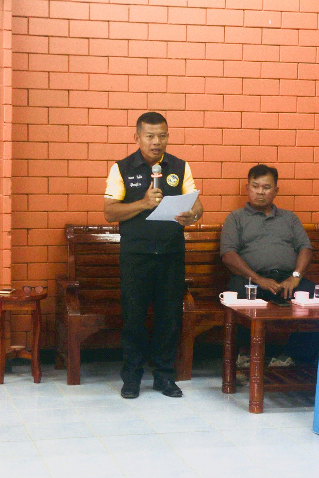 ร่วมประชุมการบริหารจัดการน้ำและถนนเลียบคลองลำเชียงสา