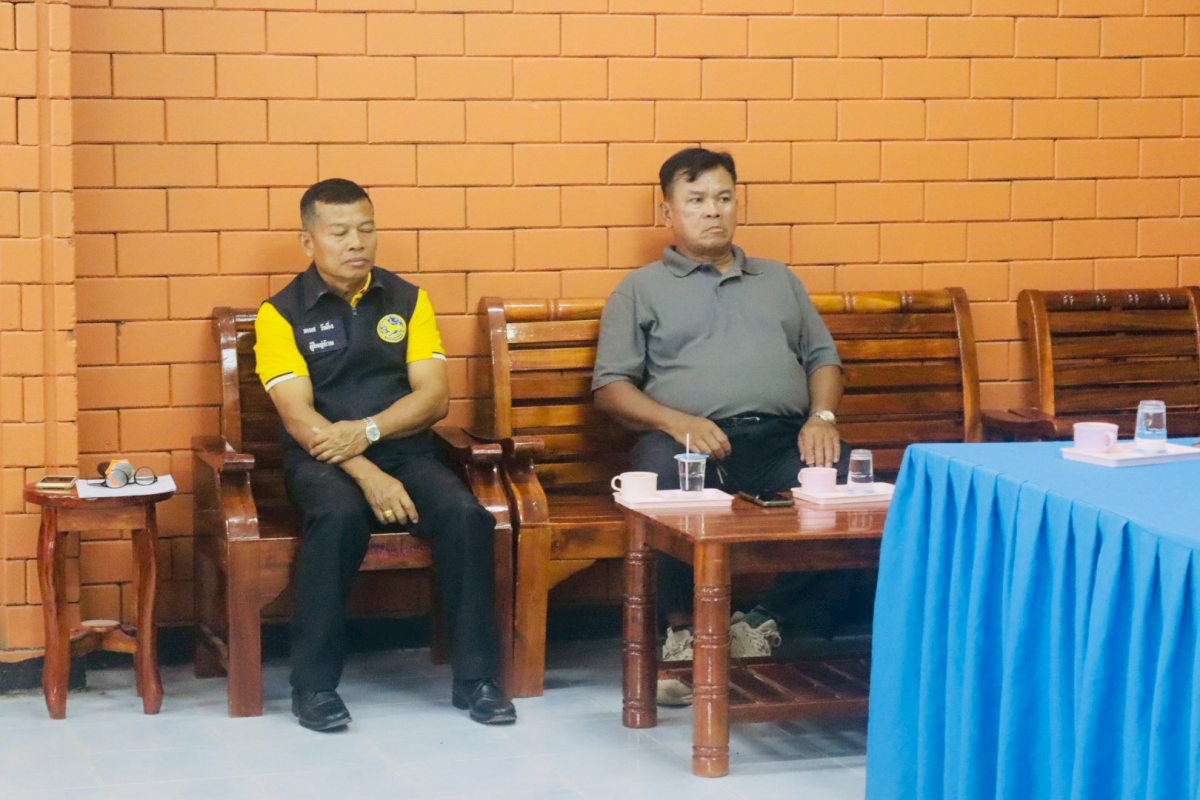 ร่วมประชุมการบริหารจัดการน้ำและถนนเลียบคลองลำเชียงสา