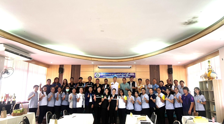 ร่วมต้อนรับคณะกรรมการตรวจประเมิน โครงการโคราชเมืองสะอาดปลอดลูกน้ำยุงลายแบบยั่งยืน จังหวัดนครราชสีมา ปี 2568 (คณะที่ 2)