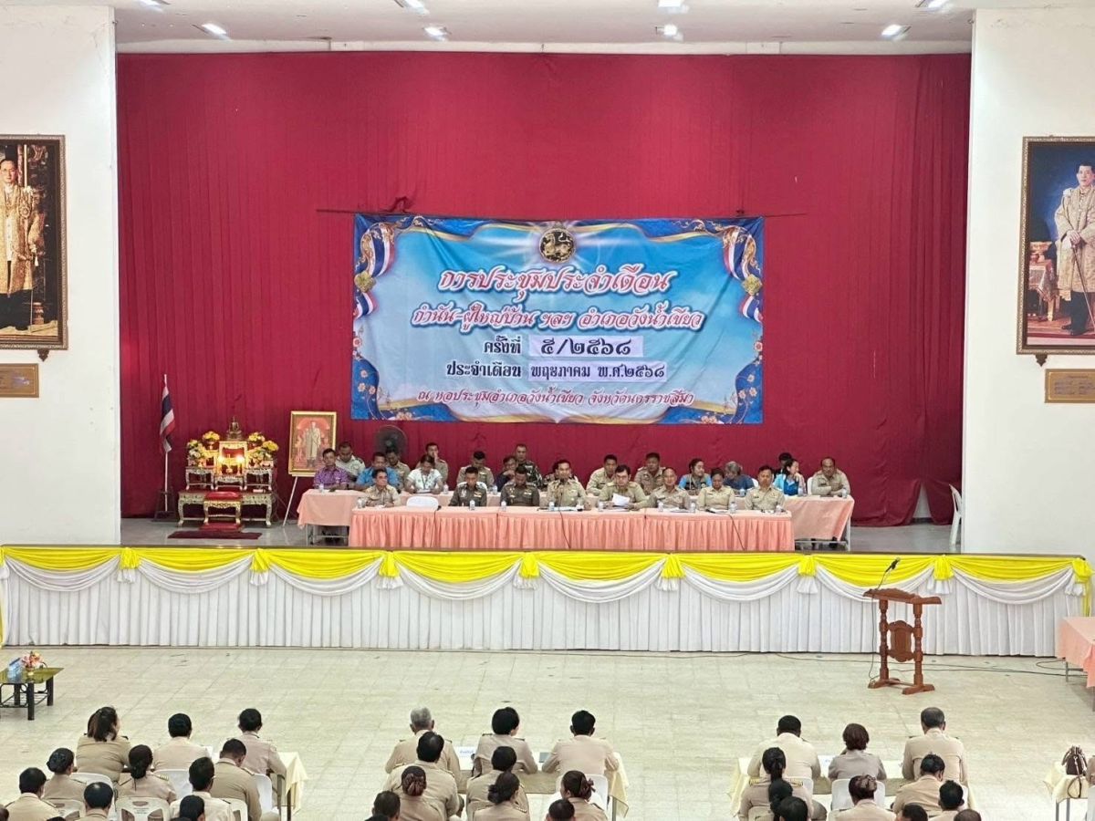 ประชุมหัวหน้าส่วนประจำเดือนพฤษภาคม  2568