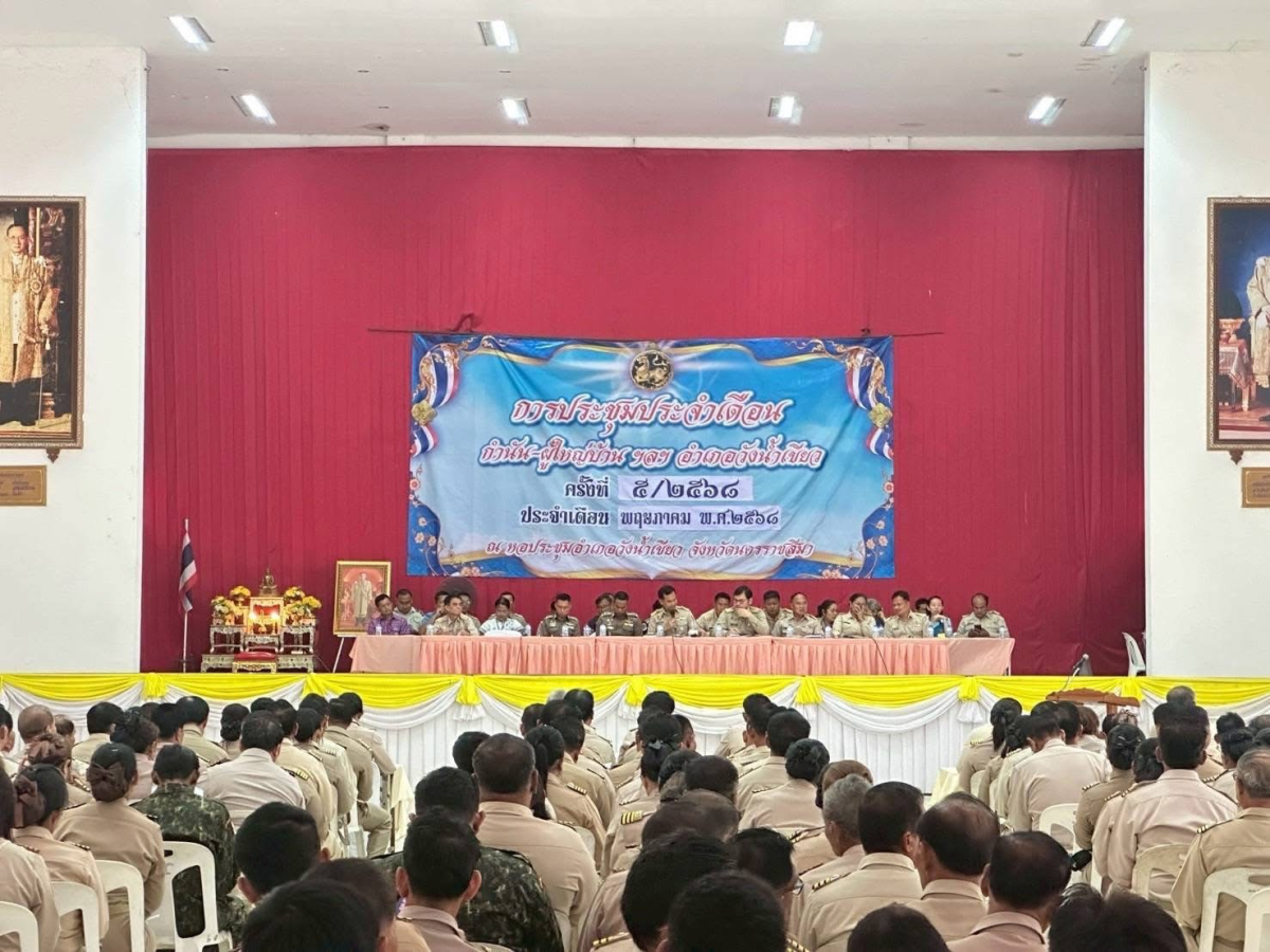 ประชุมหัวหน้าส่วนประจำเดือนพฤษภาคม  2568