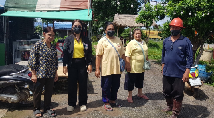 ฉีดพ่นหมอกควันกำจัดลูกน้ำยุงลาย บ้านบะด่าน ม.5