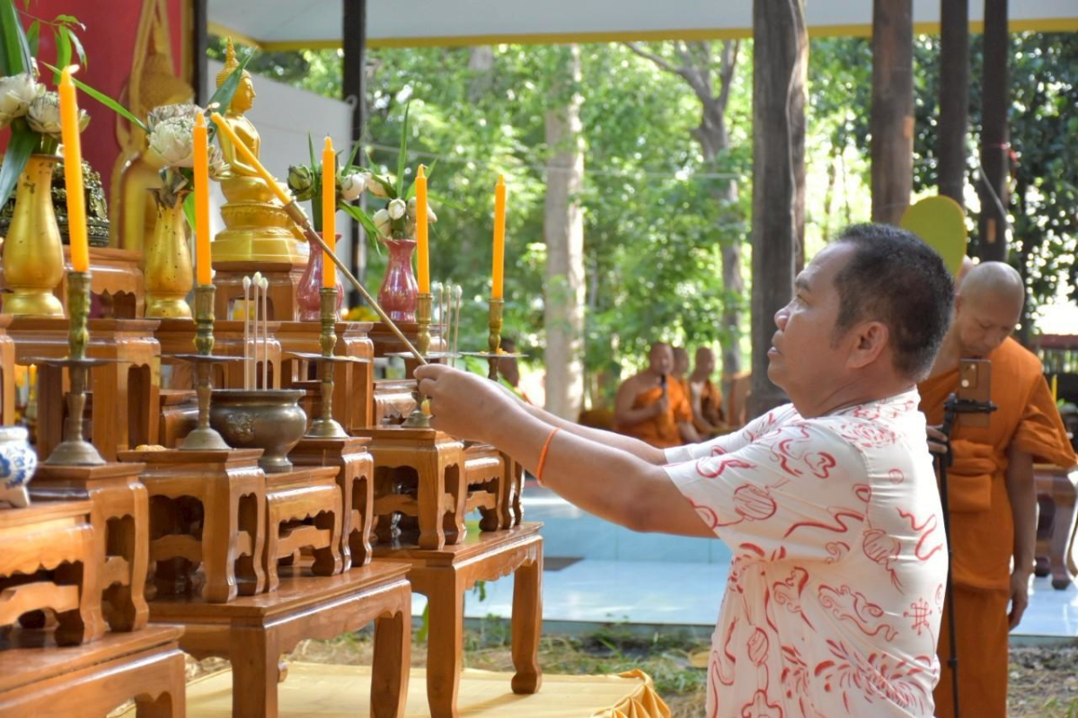 กิจกรรมเข้าอยู่ปริวาสกรรม  ณ วัดห้วยพรหม ตำบลอุดมทรัพย์ อำเภอวังน้ำเขียว จังหวัดนครราชสีมา