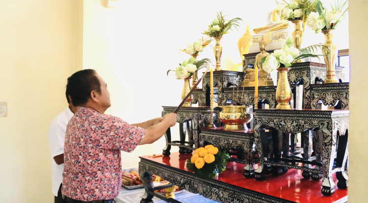 กิจกรรมเข้าอยู่ปริวาสกรรม  ณ วัดป่าโพธิภาวัน 