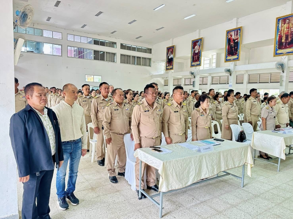 ประชุมหัวหน้าส่วนราชการ ประจำเดือนกรกฎาคม พ.ศ.2568