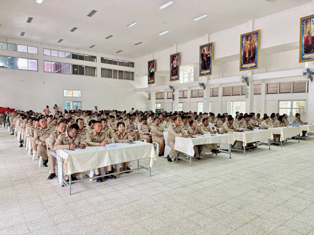 ประชุมหัวหน้าส่วนราชการ ประจำเดือนกรกฎาคม พ.ศ.2568