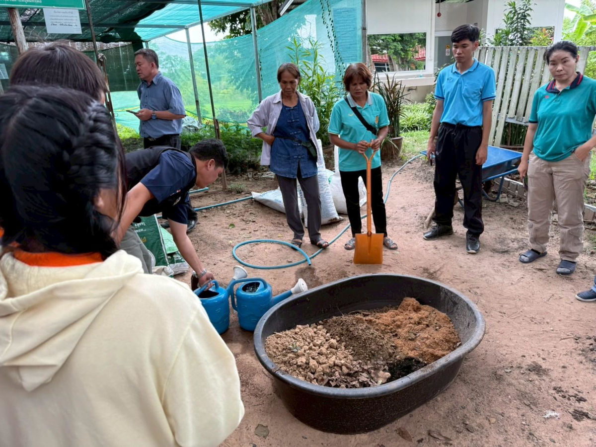 โครงการอบรมส่งเสริมการทำดินปลูกจากวัสดุธรรมชาติ ประจำปีงบประมาณ พ.ศ.2568