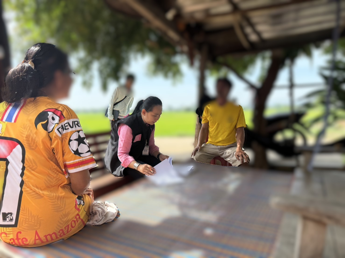 ลงพื้นที่ตรวจสอบข้อเท็จจริงผู้ประสบปัญหาทางสังคมในเขตพื้นที่ตำบลอุดมทรัพย์