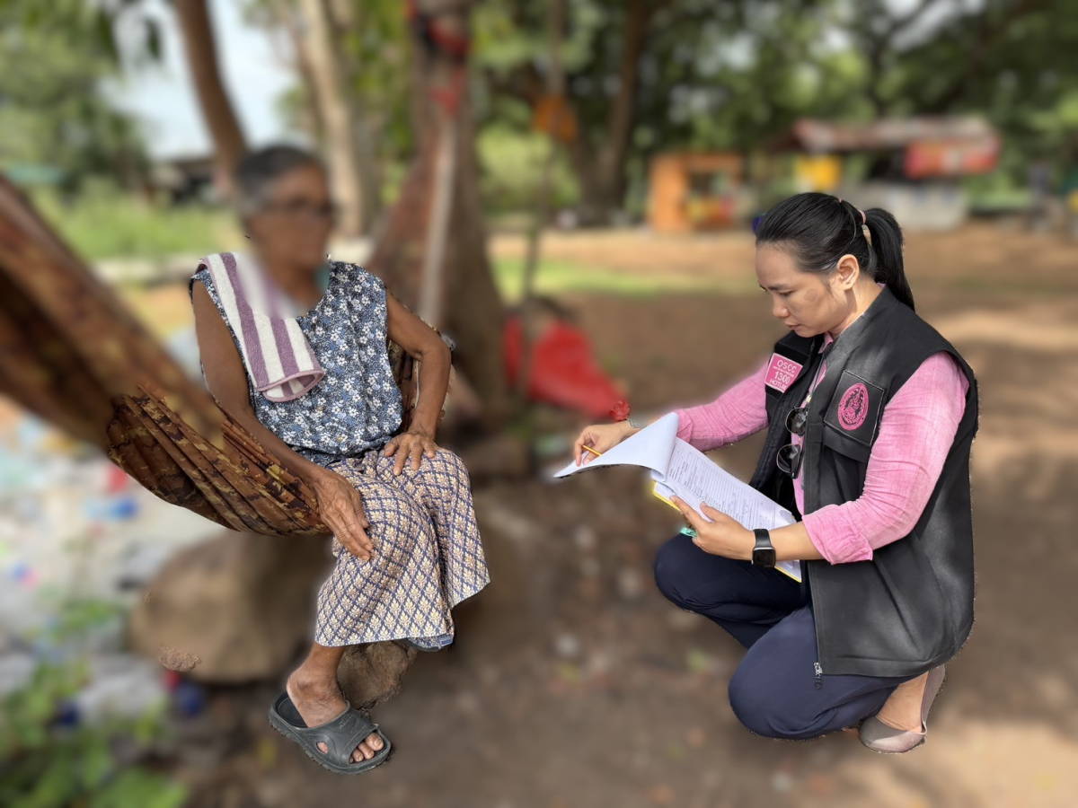 ลงพื้นที่ตรวจสอบข้อเท็จจริงผู้ประสบปัญหาทางสังคมในเขตพื้นที่ตำบลอุดมทรัพย์