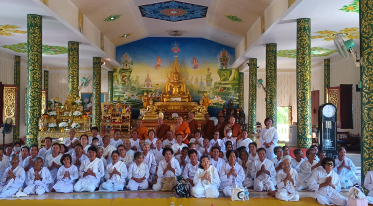 โครงการปฏิบัติธรรมอุโบสถศีลสัญจรตำบลอุดมทรัพย์ ประจำปี 2568 ณ วัดป่าโพธิภาวัน (โนนค่าง)