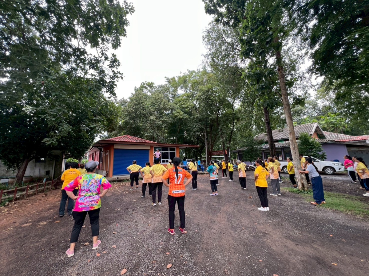 โครงการส่งเสริมการออกกำลังกาย แอโรบิคเพื่อสุขภาพ ครั้งที่6