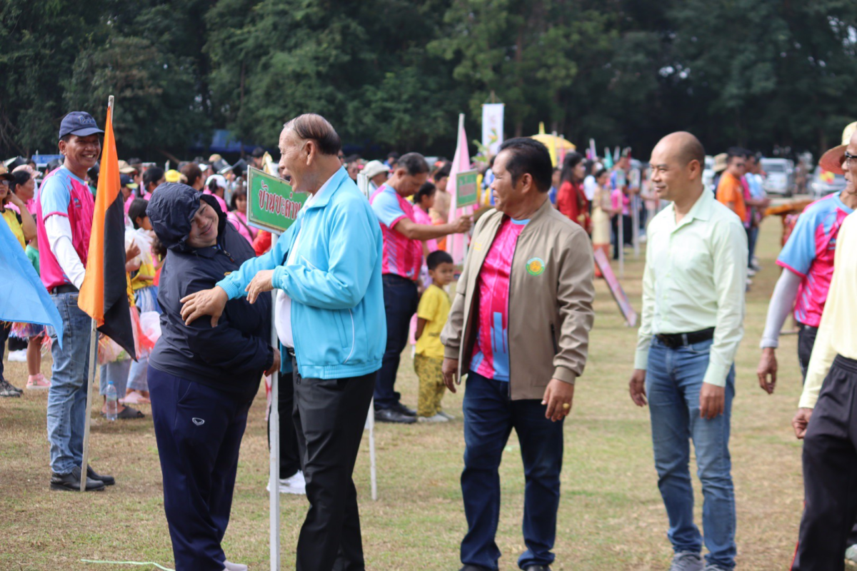 พิธีเปิดการจัดการแข่งขันกีฬาตำบลอุดมทรัพย์ ครั้งที่ 42 ประจำปี 2568