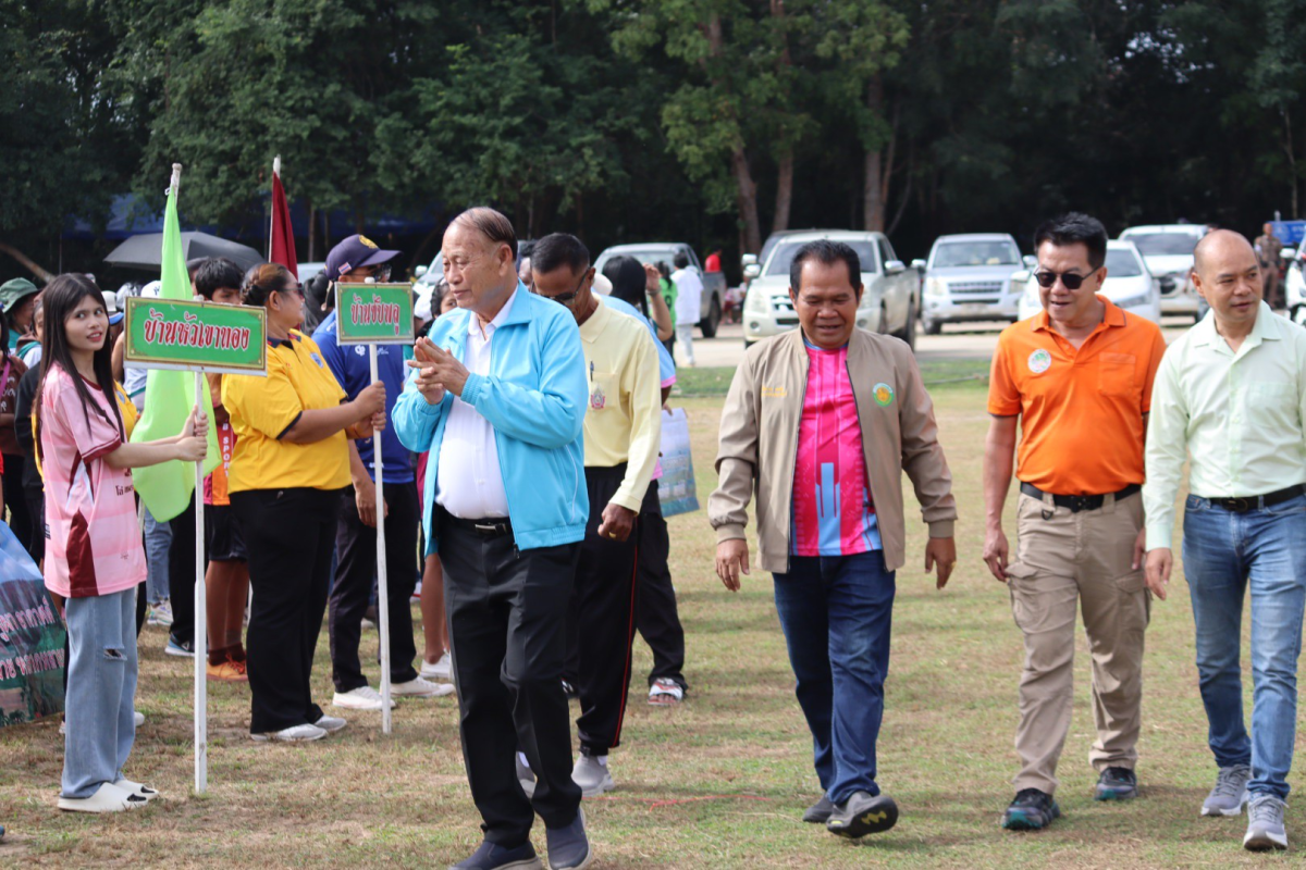 พิธีเปิดการจัดการแข่งขันกีฬาตำบลอุดมทรัพย์ ครั้งที่ 42 ประจำปี 2568