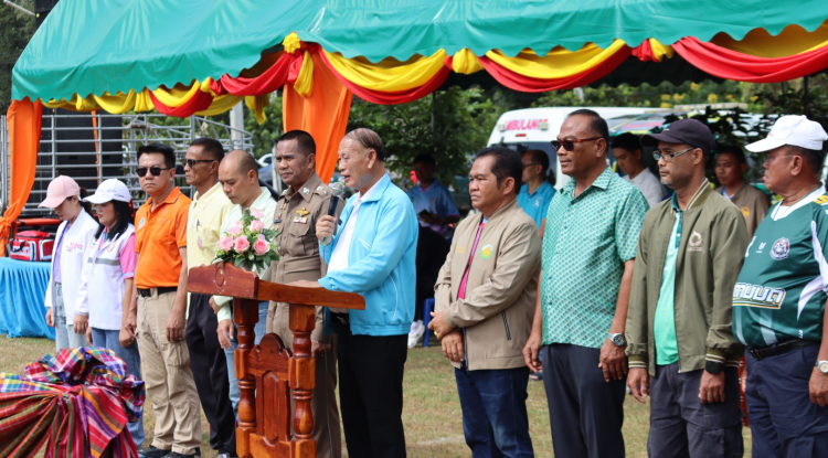 พิธีเปิดการจัดการแข่งขันกีฬาตำบลอุดมทรัพย์ ครั้งที่ 42 ประจำปี 2568