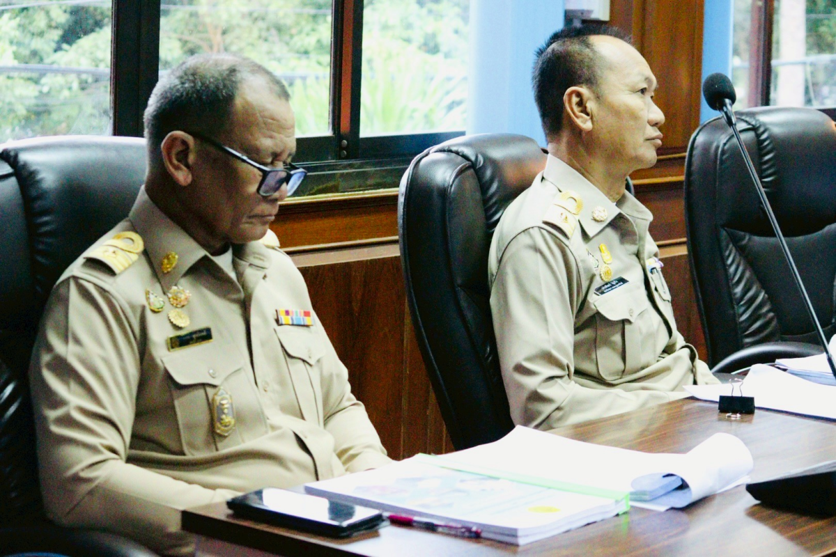 ประชุมสภาองค์การบริหารส่วนตำบลอุดมทรัพย์ สมัยวิสามัญ ครั้งที่ 2/2568