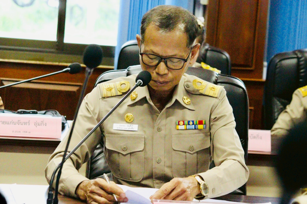 ประชุมสภาองค์การบริหารส่วนตำบลอุดมทรัพย์ สมัยวิสามัญ ครั้งที่ 2/2568