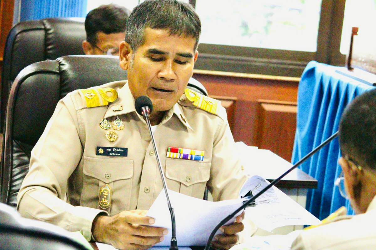 ประชุมสภาองค์การบริหารส่วนตำบลอุดมทรัพย์ สมัยวิสามัญ ครั้งที่ 2/2568