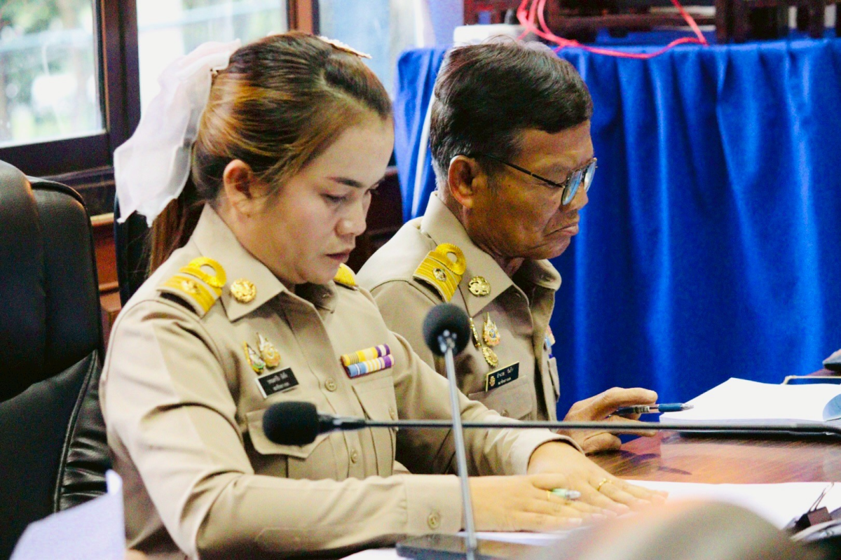 ประชุมสภาองค์การบริหารส่วนตำบลอุดมทรัพย์ สมัยวิสามัญ ครั้งที่ 2/2568