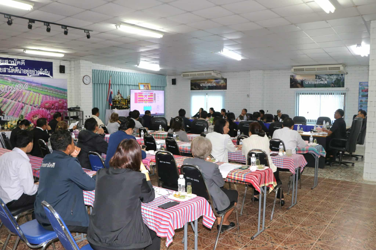 ประชุมการจัดเตรียมแผนงานและรายงานความคืบหน้าและกำหนดกิจกรรมการจัดงานเทศกาลเบญจมาศบานในม่านหมอก ครั้งที่ 24 ประจำปี พ.ศ.2569