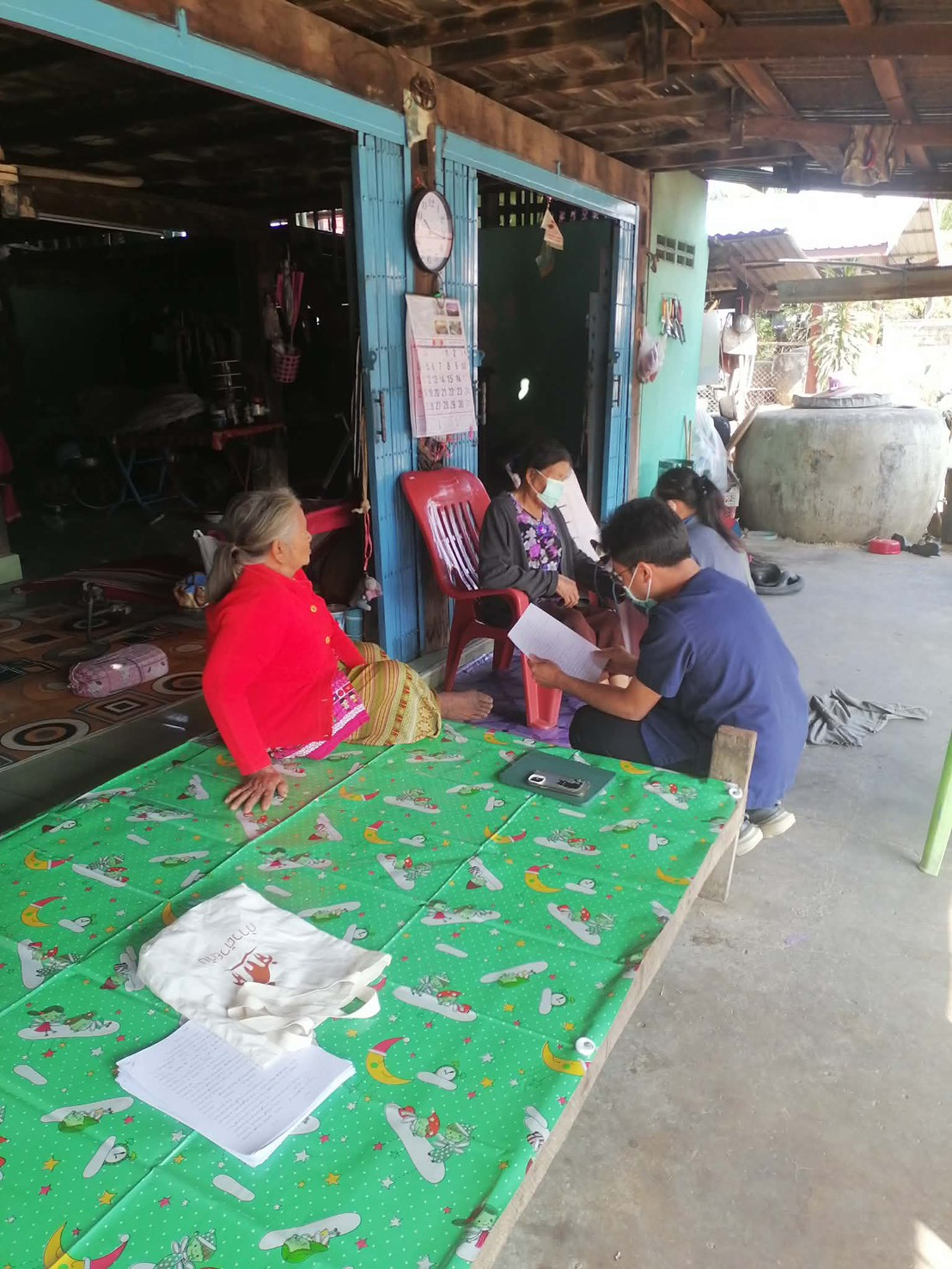 โครงการเยี่ยมบ้านผู้สูงอายุ ผู้พิการและผู้ป่วย IMC ของ อบต อุดมทรัพย์