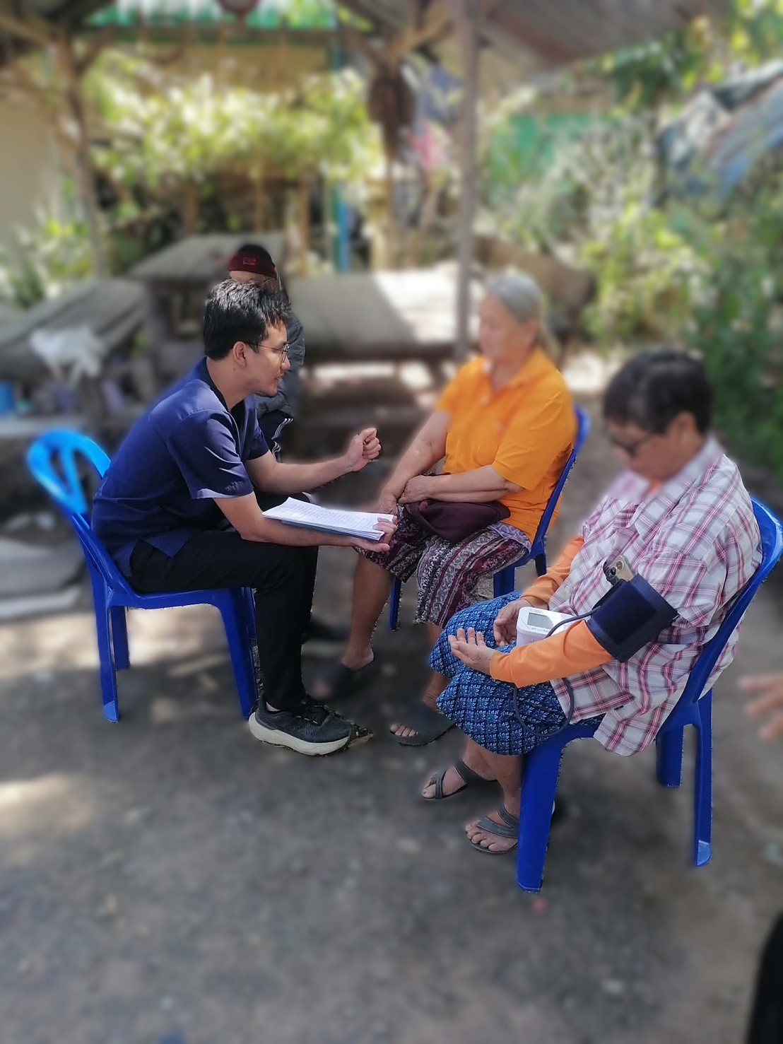 โครงการเยี่ยมบ้านผู้สูงอายุ ผู้พิการและผู้ป่วย IMC ของ อบต อุดมทรัพย์