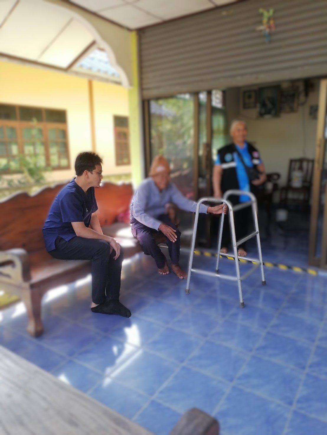 โครงการเยี่ยมบ้านผู้สูงอายุ ผู้พิการและผู้ป่วย IMC ของ อบต อุดมทรัพย์