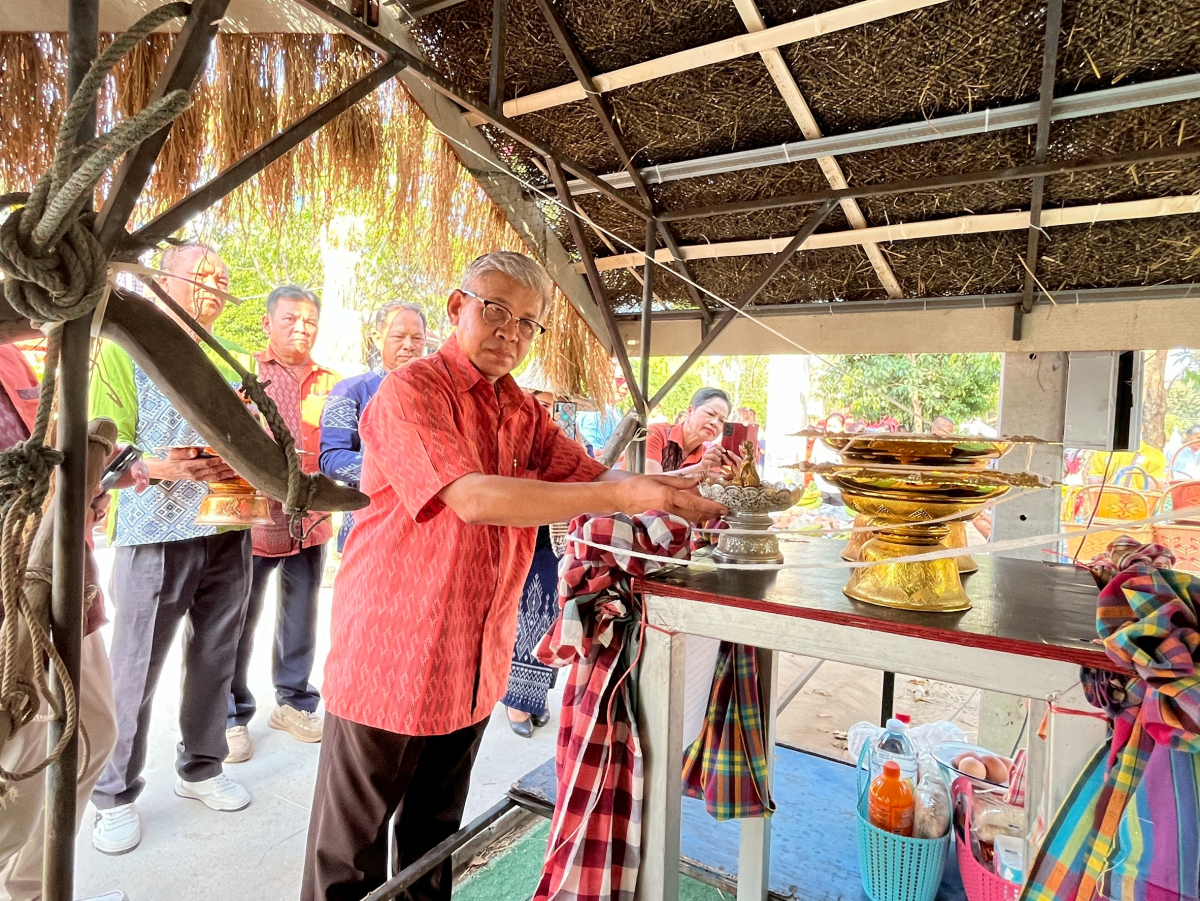 โครงการจัดงานสืบสานประเพณีบายศรี สู่ขวัญข้าว /รับขวัญต้นกล้าวัฒนธรรม (ผู้มีบุญเกิดใหม่) และร่วมกิจกรรมเวียนเทียนในวันมาฆะบูชา