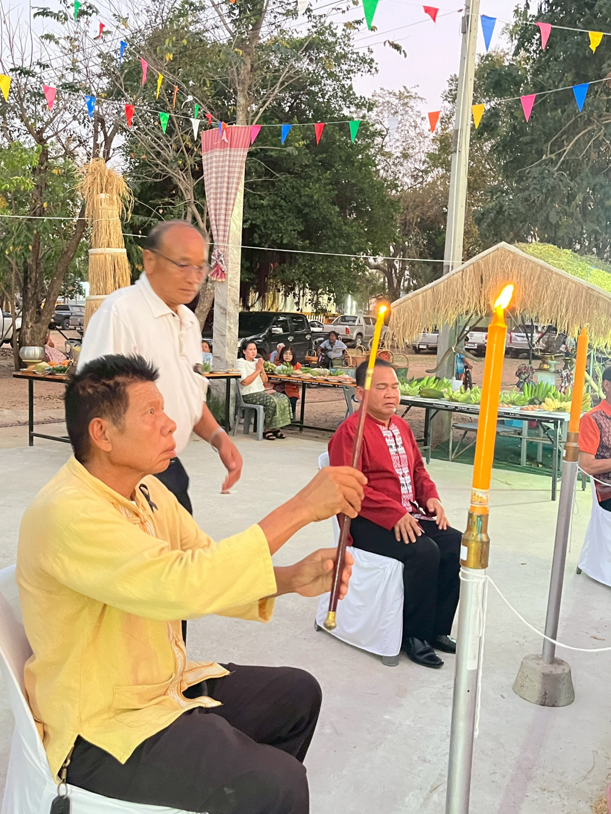 โครงการจัดงานสืบสานประเพณีบายศรี สู่ขวัญข้าว /รับขวัญต้นกล้าวัฒนธรรม (ผู้มีบุญเกิดใหม่) และร่วมกิจกรรมเวียนเทียนในวันมาฆะบูชา