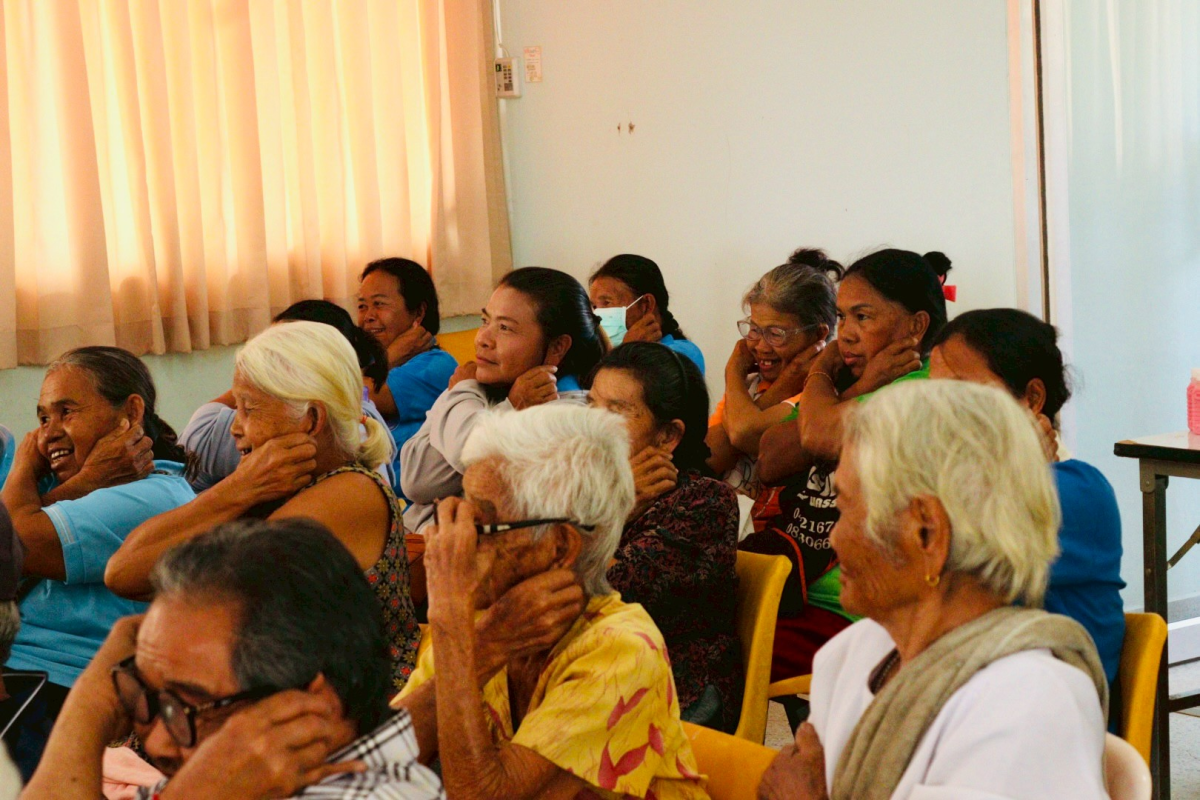 พิธีเปิดโครงการผู้สูงอายุเข่าดี สะโพกไม่หัก