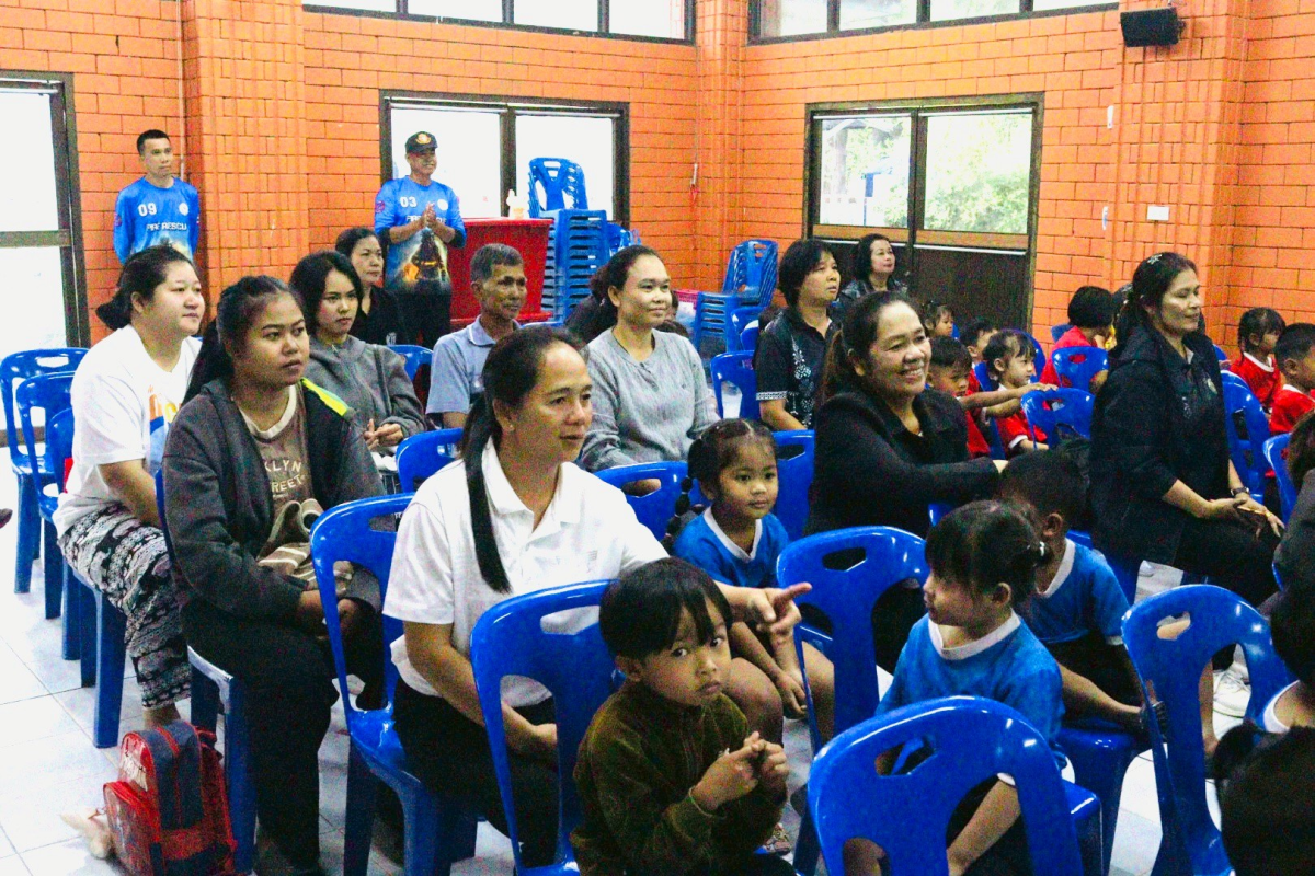 พิธีเปิดโครงการเฝ้าระวังป้องกันเด็กจมน้ำ ศูนย์พัฒนาเด็กเล็กในตำบลอุดมทรัพย์ ประจำปีงบประมาณ พ.ศ. 2569