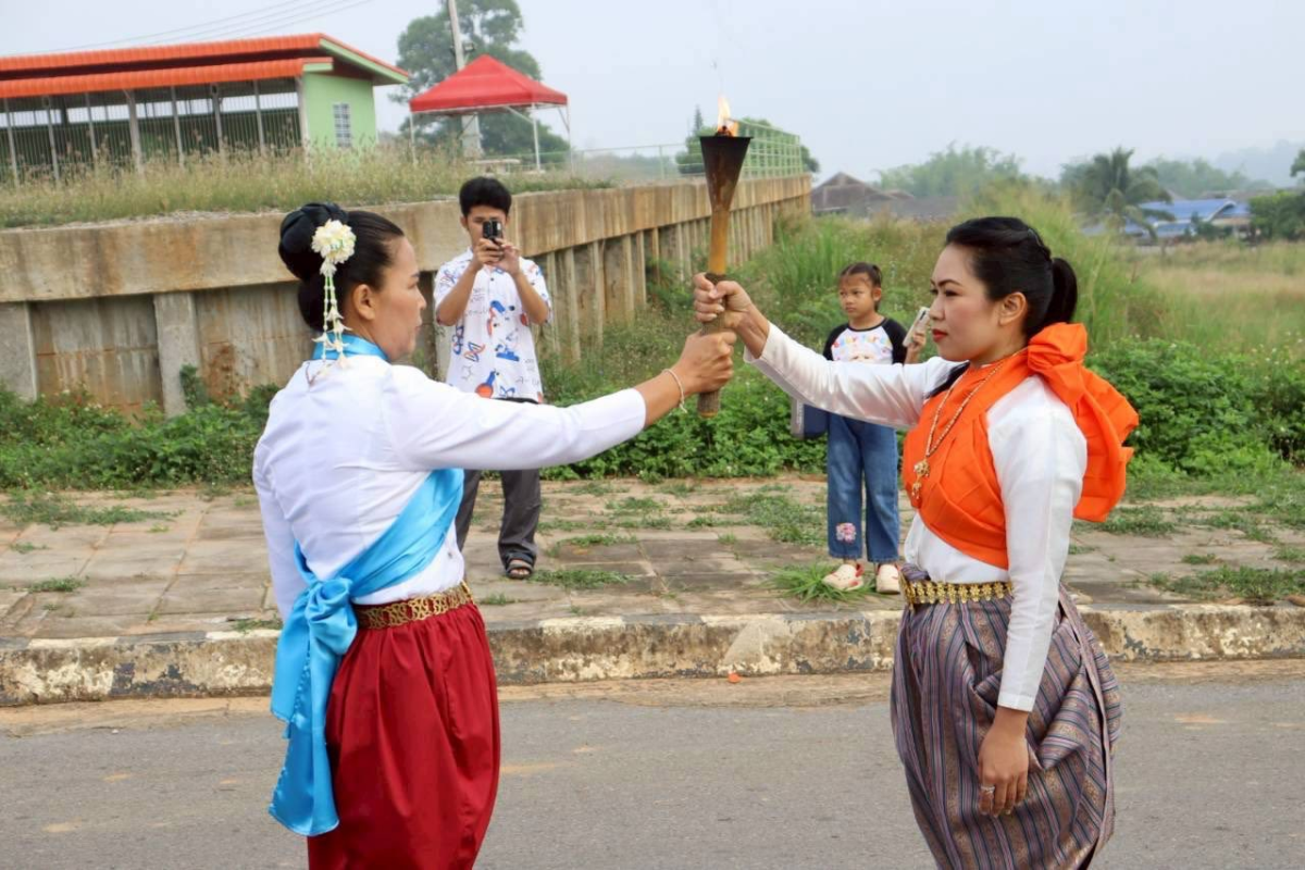 พิธีวิ่งคบไฟเพื่อนำไปประกอบพิธีเปิดงานย่าโม พ.ศ. 2569